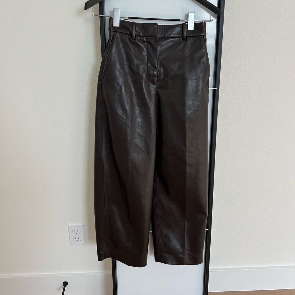 Aritiza Wilfred began leather pants